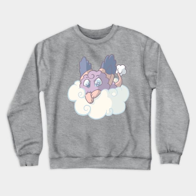 Cloud Nine Crewneck Sweatshirt by DustbunnyStudios